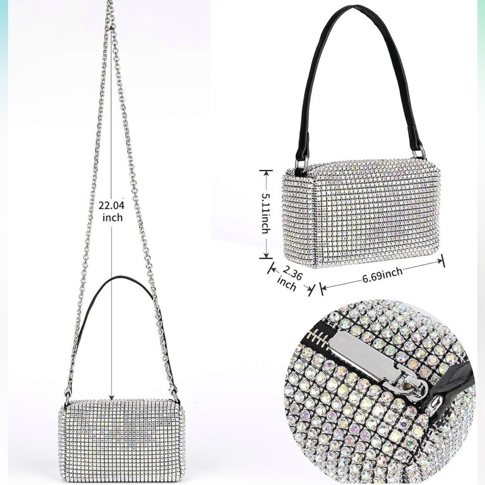 SPARKLING crossbody purse bag - Picture 5 of 12